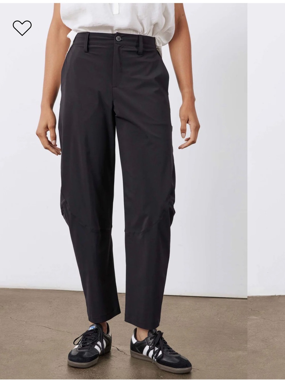 Ruti THE WIDE-ISH PANTS in Black 6 Petite